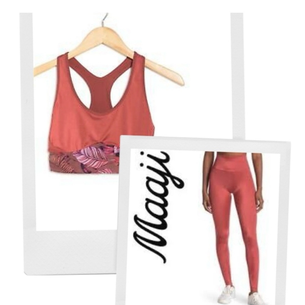 Maaji Coral Activewear Set, NWT Small